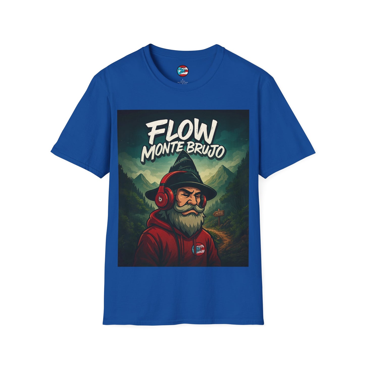 Flow Monte Brujo - MTB Trails - Unisex Softstyle T-Shirt