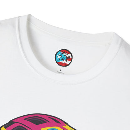 El Ovni Rockero - El Ovni MTB - MTB PR TRAILS - Unisex Softstyle T-Shirt