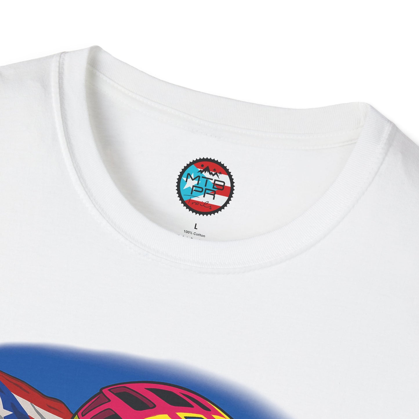 "Ride The Everest 2 " - El Ovni MTB - MTB PR TRAILS - Unisex Softstyle T-Shirt