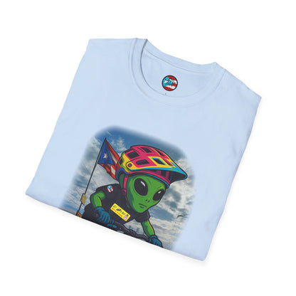 "Ride The Everest" - El Ovni MTB - MTB PR TRAILS - Unisex Softstyle T-Shirt