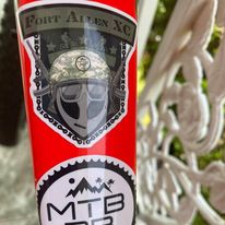 MTB PR Trails - Stickers - Blanco y Negro