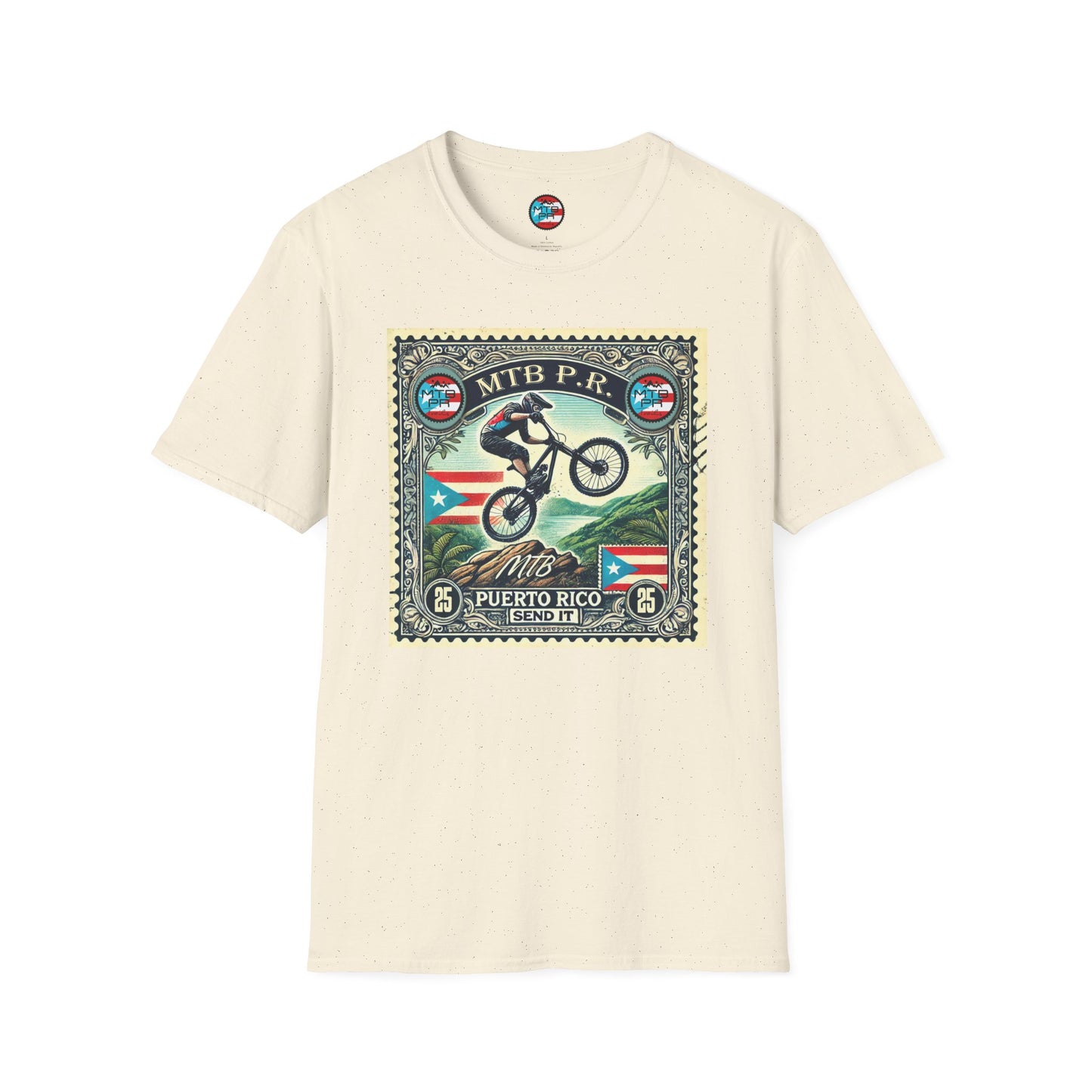 Sello MTB PR - MTB Trails - Unisex Softstyle T-Shirt