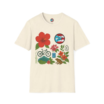 Amapola Location PR - MTB PR TRAILS - Unisex Softstyle T-Shirt