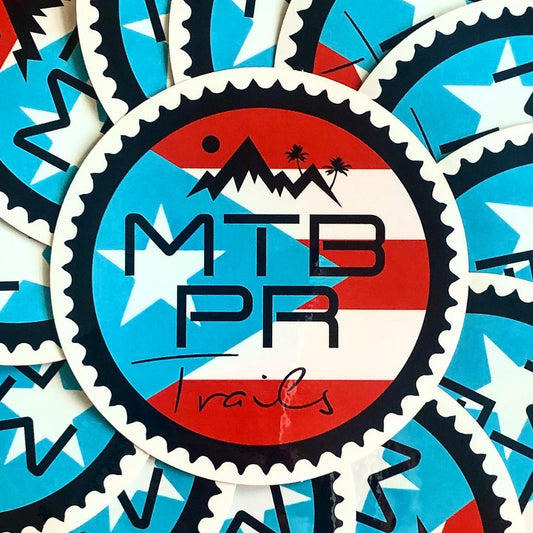 MTB PR Trails - Stickers - Bandera PR