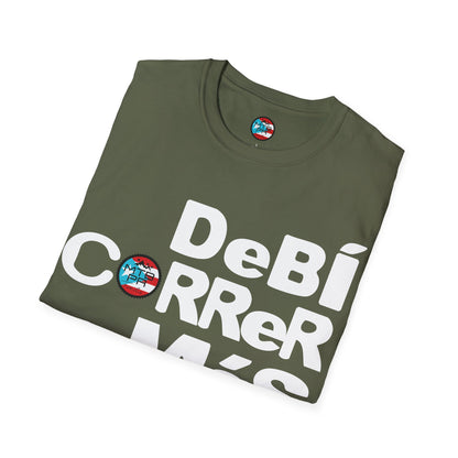DeBI CoRReR MaS BICI - White - MTB PR TRAILS - Unisex Softstyle T-Shirt