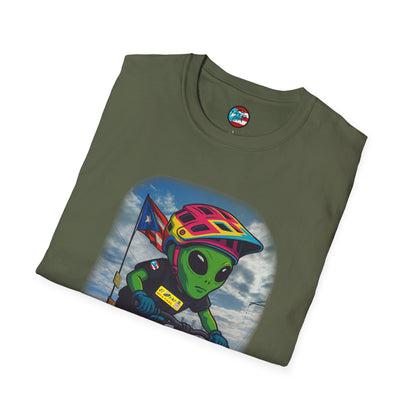 "Ride The Everest" - El Ovni MTB - MTB PR TRAILS - Unisex Softstyle T-Shirt