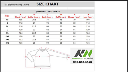 Monte Bujo MTB - Dry Fit - Enduro Long - Manga Larga