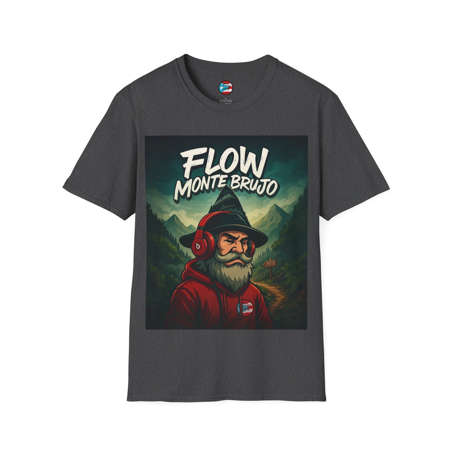 Flow Monte Brujo - MTB Trails - Unisex Softstyle T-Shirt