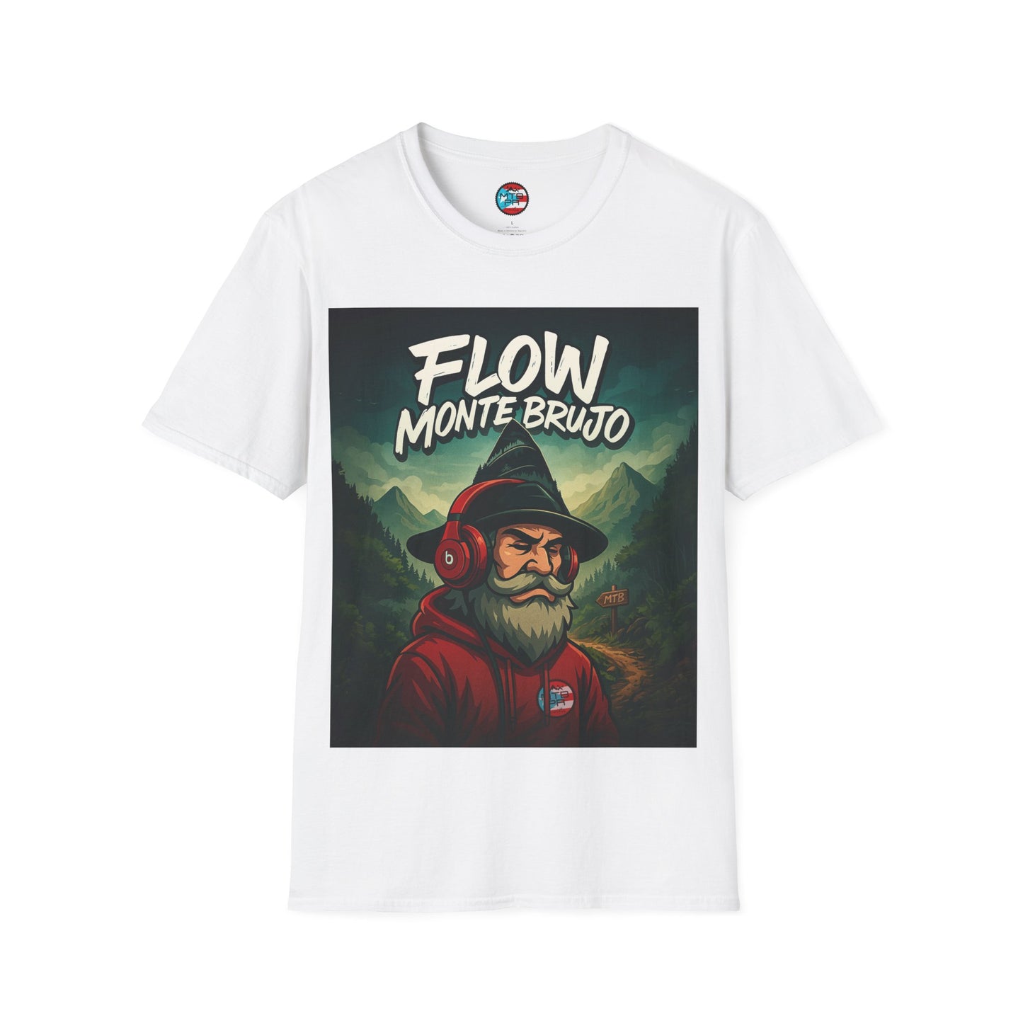 Flow Monte Brujo - MTB Trails - Unisex Softstyle T-Shirt
