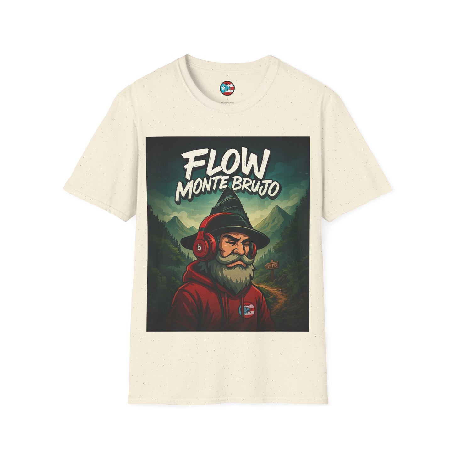 Flow Monte Brujo - MTB Trails - Unisex Softstyle T-Shirt