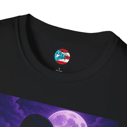 Merlina en MTB - MTB PR TRAILS - Unisex Softstyle T-Shirt