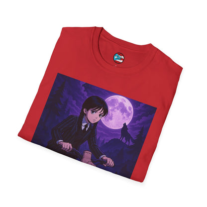 Merlina en MTB - MTB PR TRAILS - Unisex Softstyle T-Shirt