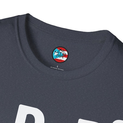 DeBI CoRReR MaS BICI - White - MTB PR TRAILS - Unisex Softstyle T-Shirt