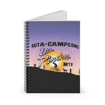 Spiral Notebook - Ruled Line - Los Pinchos MTB