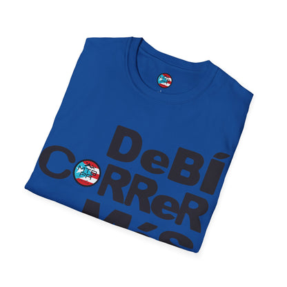 DeBI CoRReR MaS BICI - Black - MTB PR TRAILS - Unisex Softstyle T-Shirt