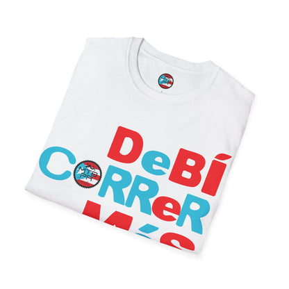 DeBI CoRReR MaS BICI - Bandera - MTB PR TRAILS - Unisex Softstyle T-Shirt