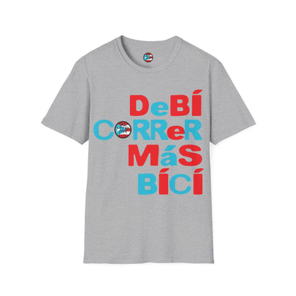 DeBI CoRReR MaS BICI - Bandera - MTB PR TRAILS - Unisex Softstyle T-Shirt