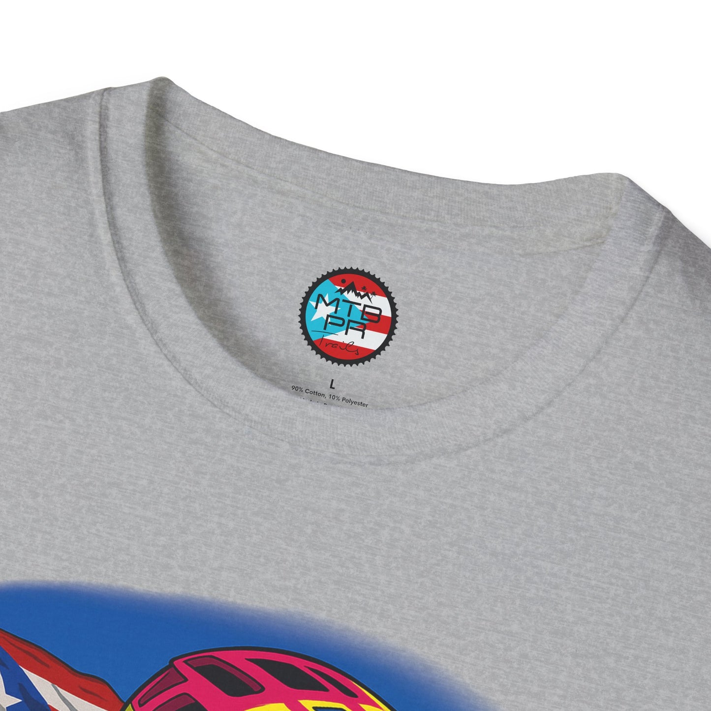 "Ride The Everest 2 " - El Ovni MTB - MTB PR TRAILS - Unisex Softstyle T-Shirt