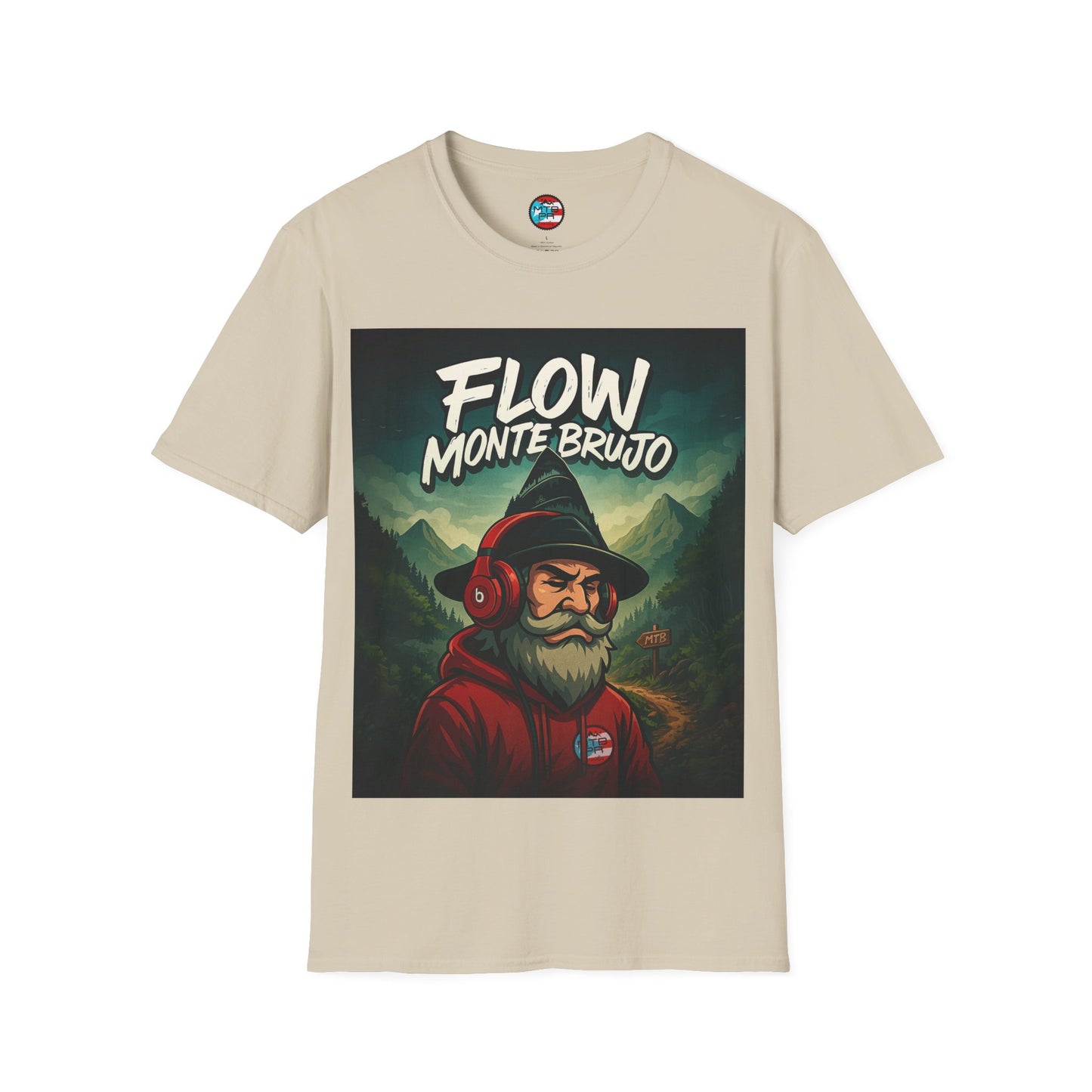 Flow Monte Brujo - MTB Trails - Unisex Softstyle T-Shirt