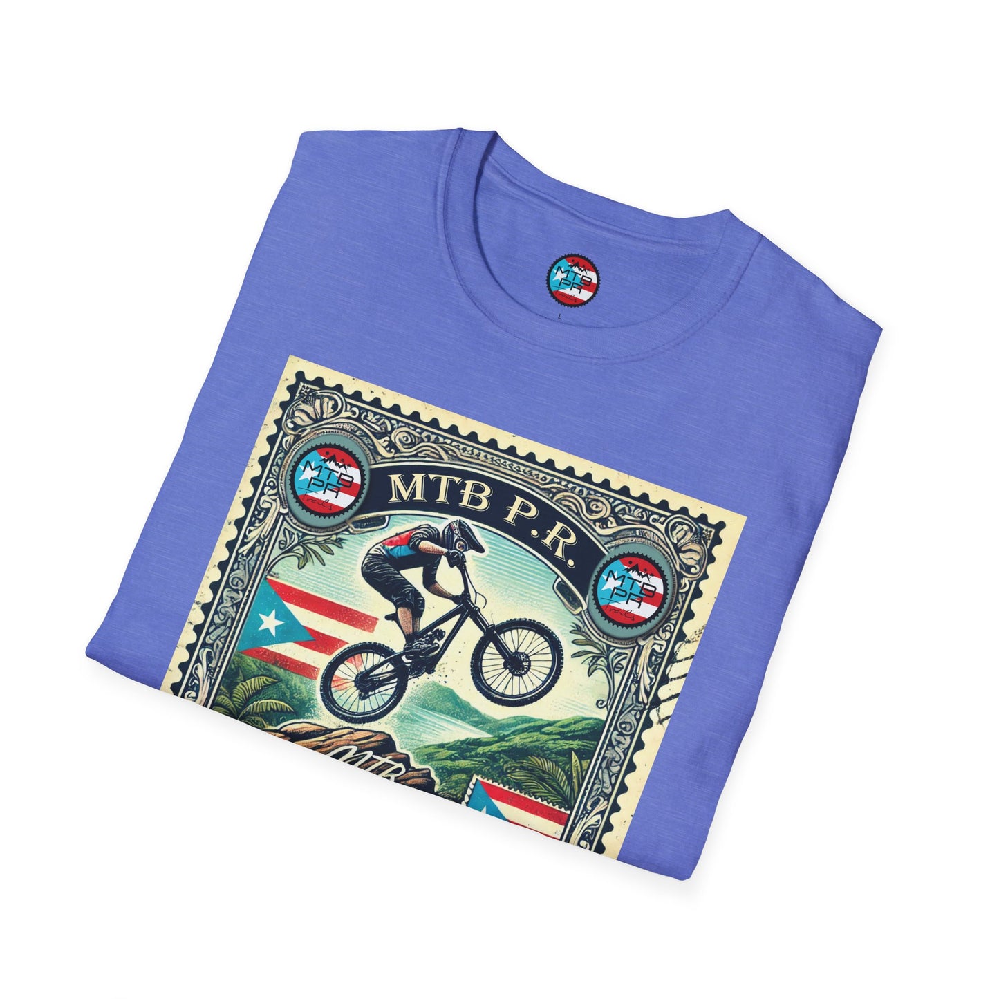 Sello MTB PR - MTB Trails - Unisex Softstyle T-Shirt