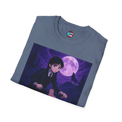 Merlina en MTB - MTB PR TRAILS - Unisex Softstyle T-Shirt