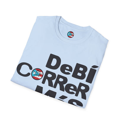 DeBI CoRReR MaS BICI - Black - MTB PR TRAILS - Unisex Softstyle T-Shirt