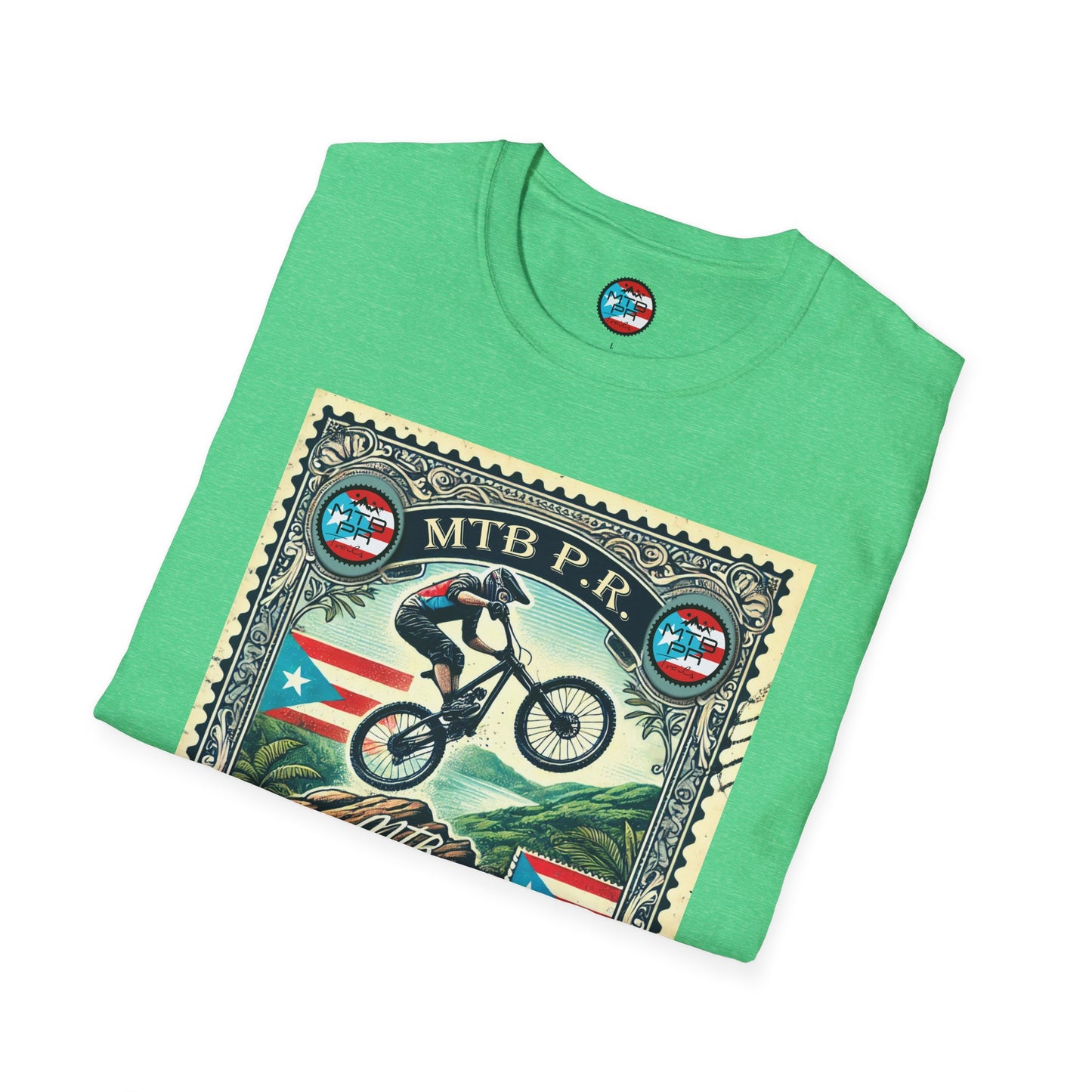 Sello MTB PR - MTB Trails - Unisex Softstyle T-Shirt