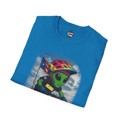 "Ride The Everest" - El Ovni MTB - MTB PR TRAILS - Unisex Softstyle T-Shirt