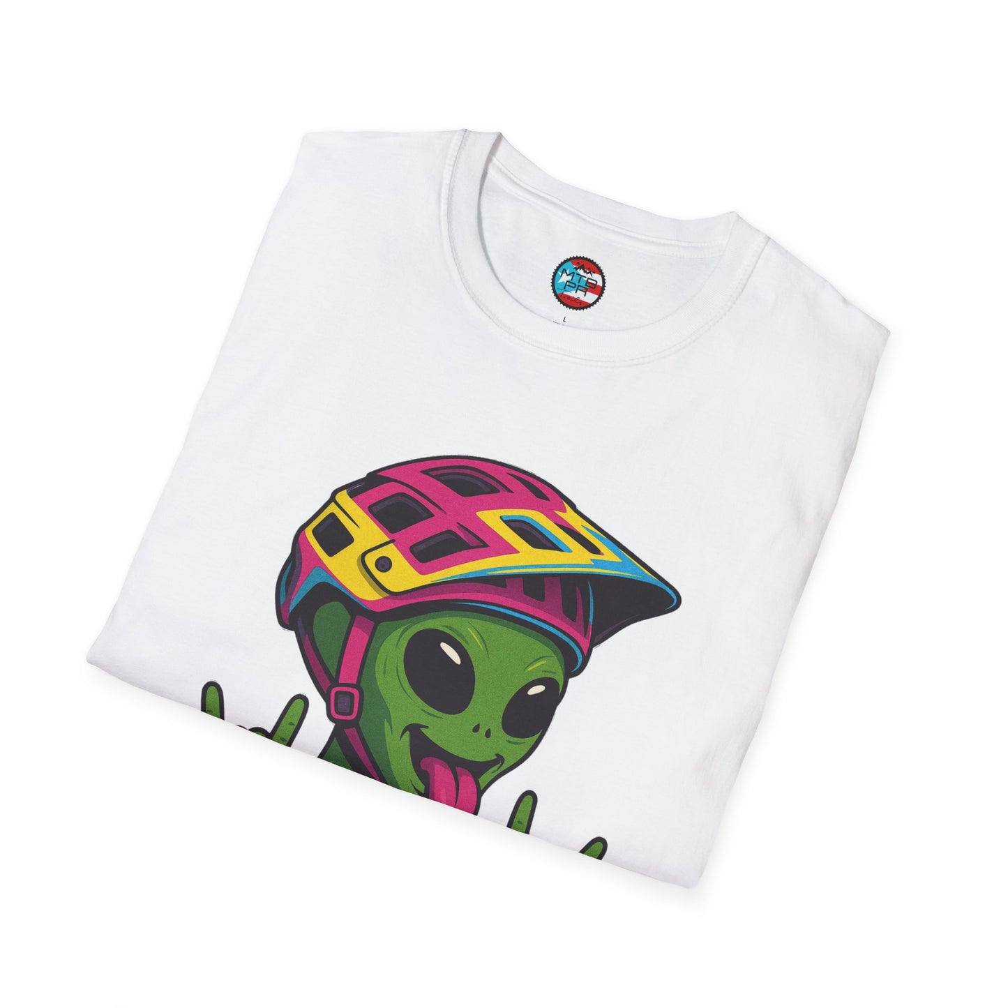 El Ovni Rockero - El Ovni MTB - MTB PR TRAILS - Unisex Softstyle T-Shirt