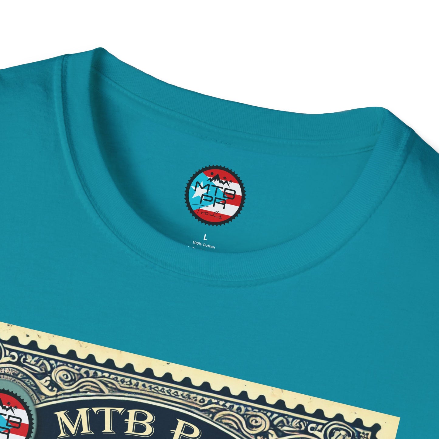 Sello MTB PR - MTB Trails - Unisex Softstyle T-Shirt
