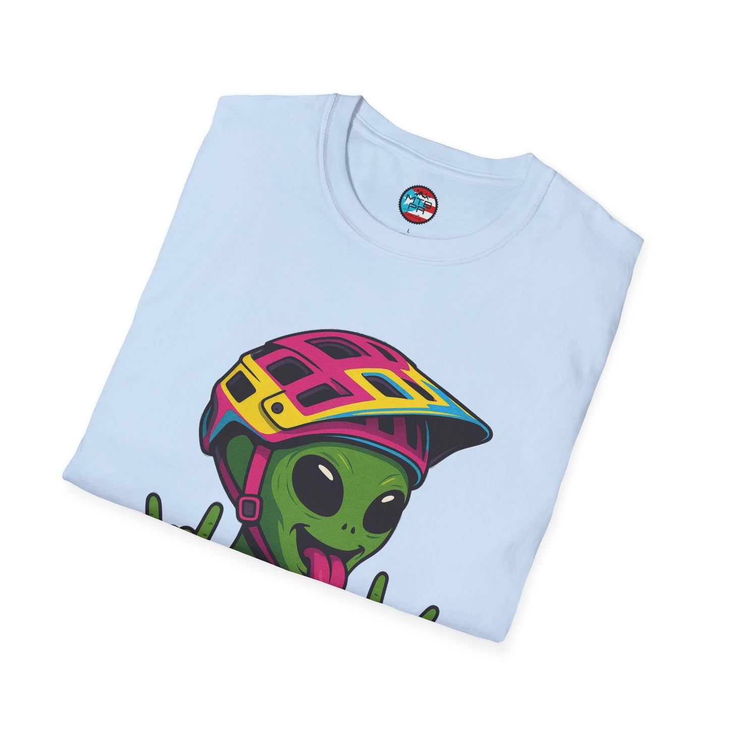 El Ovni Rockero - El Ovni MTB - MTB PR TRAILS - Unisex Softstyle T-Shirt