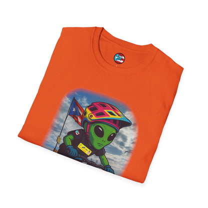 "Ride The Everest" - El Ovni MTB - MTB PR TRAILS - Unisex Softstyle T-Shirt