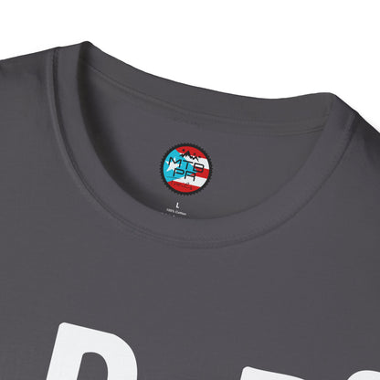 DeBI CoRReR MaS BICI - White - MTB PR TRAILS - Unisex Softstyle T-Shirt
