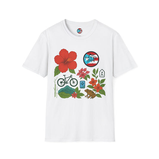 Amapola Location PR - MTB PR TRAILS - Unisex Softstyle T-Shirt