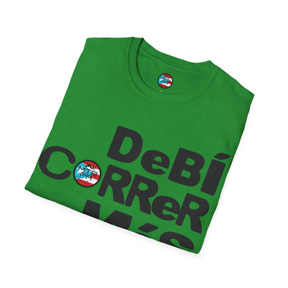 DeBI CoRReR MaS BICI - Black - MTB PR TRAILS - Unisex Softstyle T-Shirt