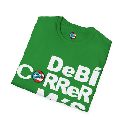 DeBI CoRReR MaS BICI - White - MTB PR TRAILS - Unisex Softstyle T-Shirt