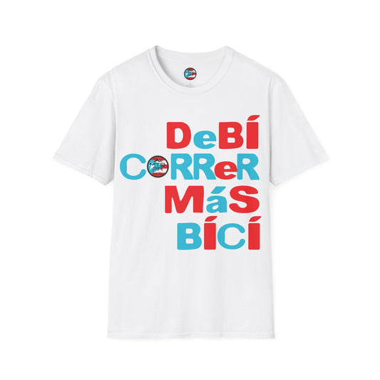 DeBI CoRReR MaS BICI - Bandera - MTB PR TRAILS - Unisex Softstyle T-Shirt
