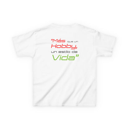"Mas que un hobby, es un estilo de VIDA" - Logo OG - Kids Heavy Cotton™ Tee