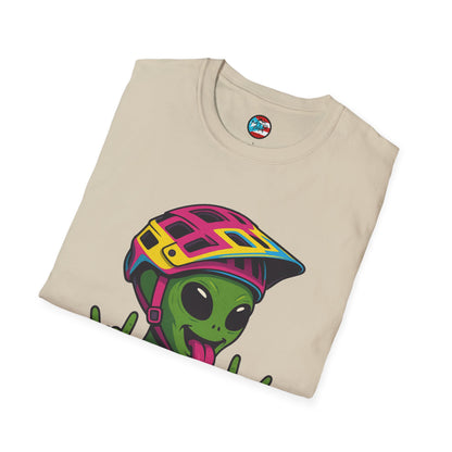 El Ovni Rockero - El Ovni MTB - MTB PR TRAILS - Unisex Softstyle T-Shirt