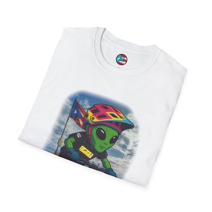 "Ride The Everest" - El Ovni MTB - MTB PR TRAILS - Unisex Softstyle T-Shirt