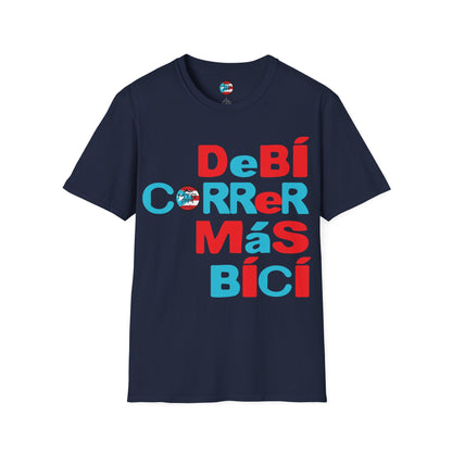 DeBI CoRReR MaS BICI - Bandera - MTB PR TRAILS - Unisex Softstyle T-Shirt