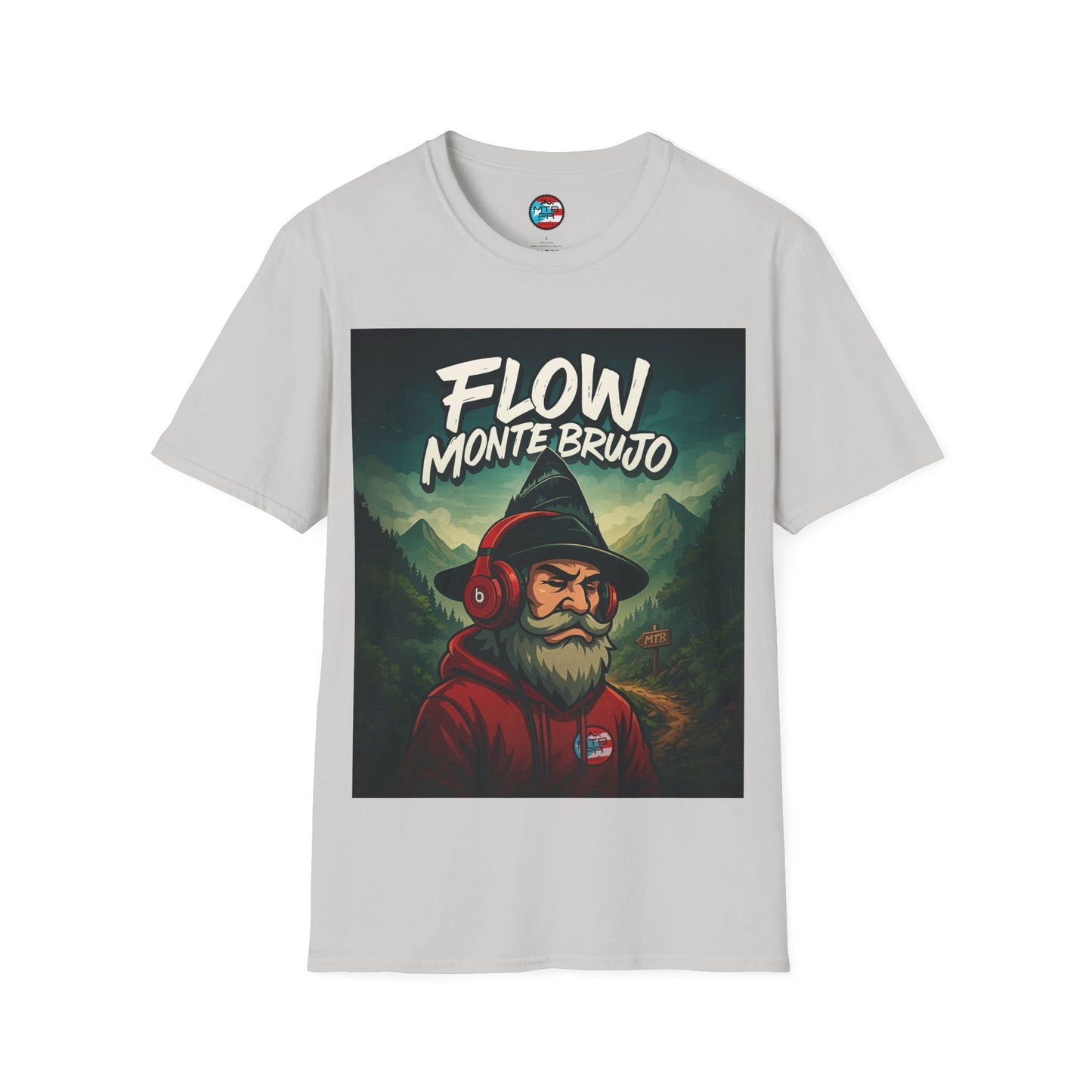 Flow Monte Brujo - MTB Trails - Unisex Softstyle T-Shirt
