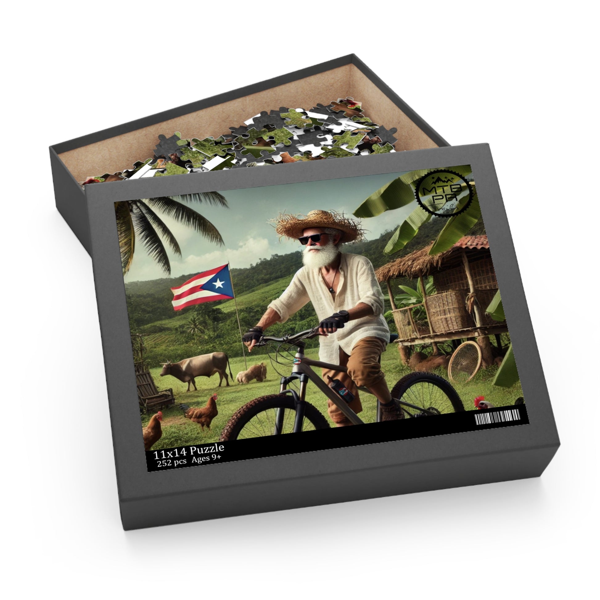 puzzle mountainbike Puzzle (120, 252, 500-Piece) - MTB PR Trails