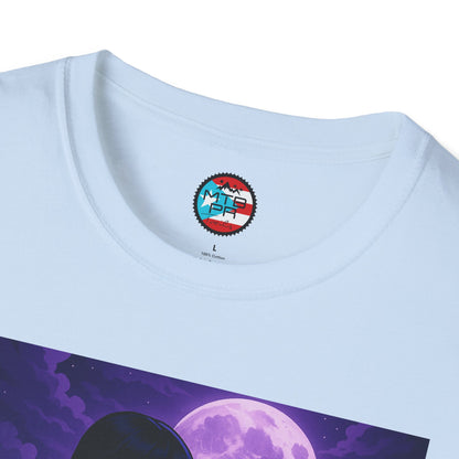 Merlina en MTB - MTB PR TRAILS - Unisex Softstyle T-Shirt