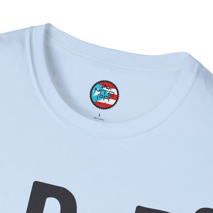 DeBI CoRReR MaS BICI - Black - MTB PR TRAILS - Unisex Softstyle T-Shirt